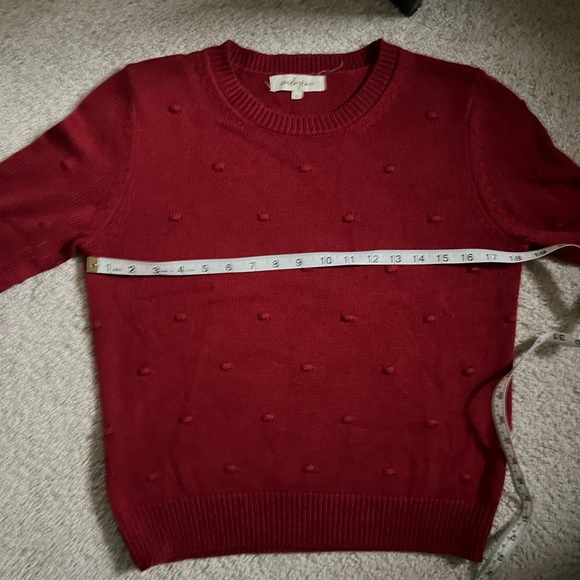 Roolee Red Bobble Sweater - Picture 5 of 5